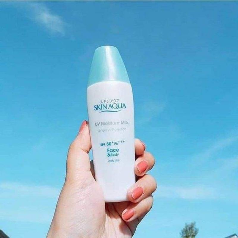 (Hàng Mới Về) Kem Dưỡng Ẩm Skin Aqua Moisture Milk Spf50 40ml Chính Hãng Nhật Bản