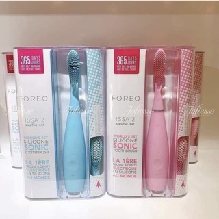 Set bàn chải điện + đầu thay Foreo Issa 2