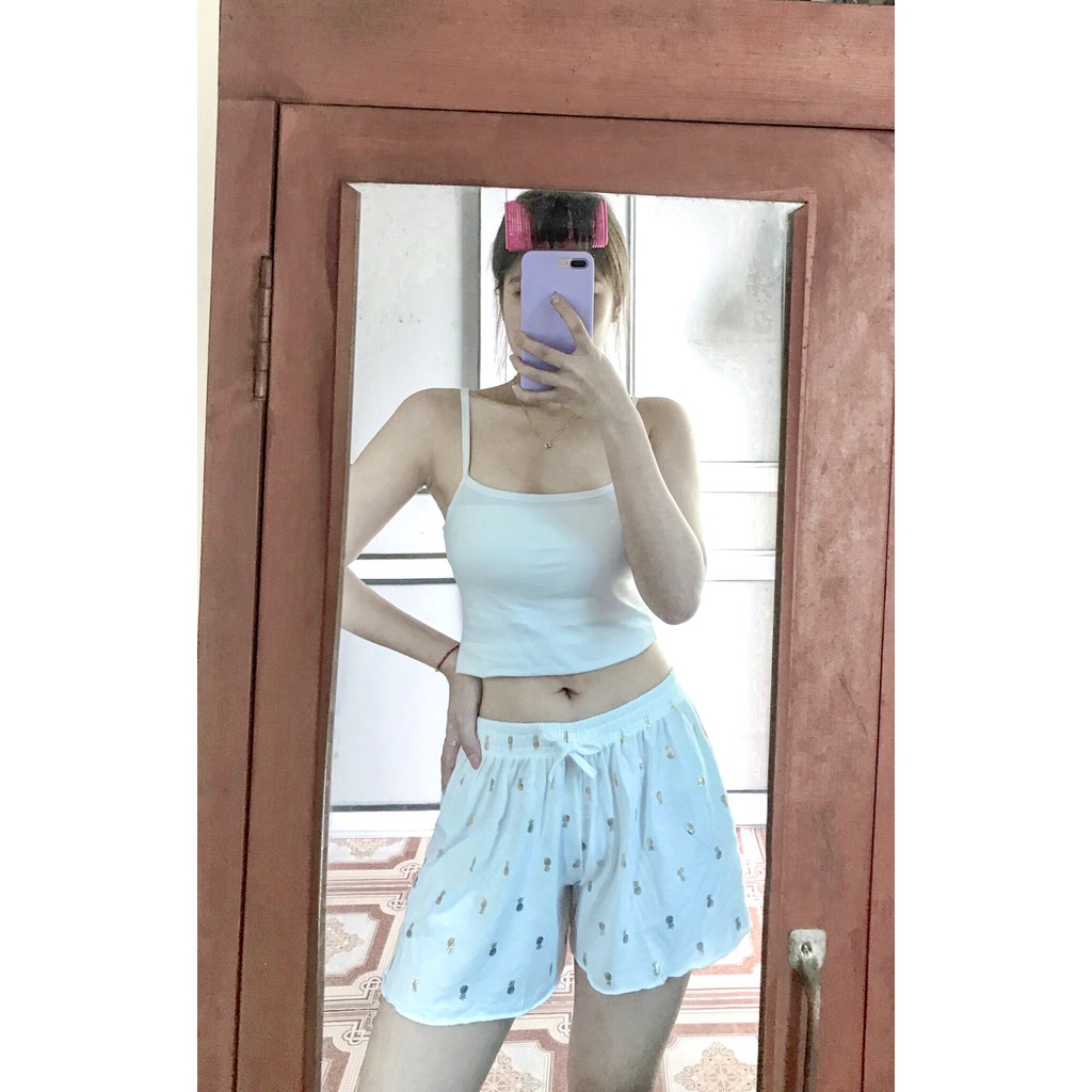 Quần đùi nữ mặc nhà