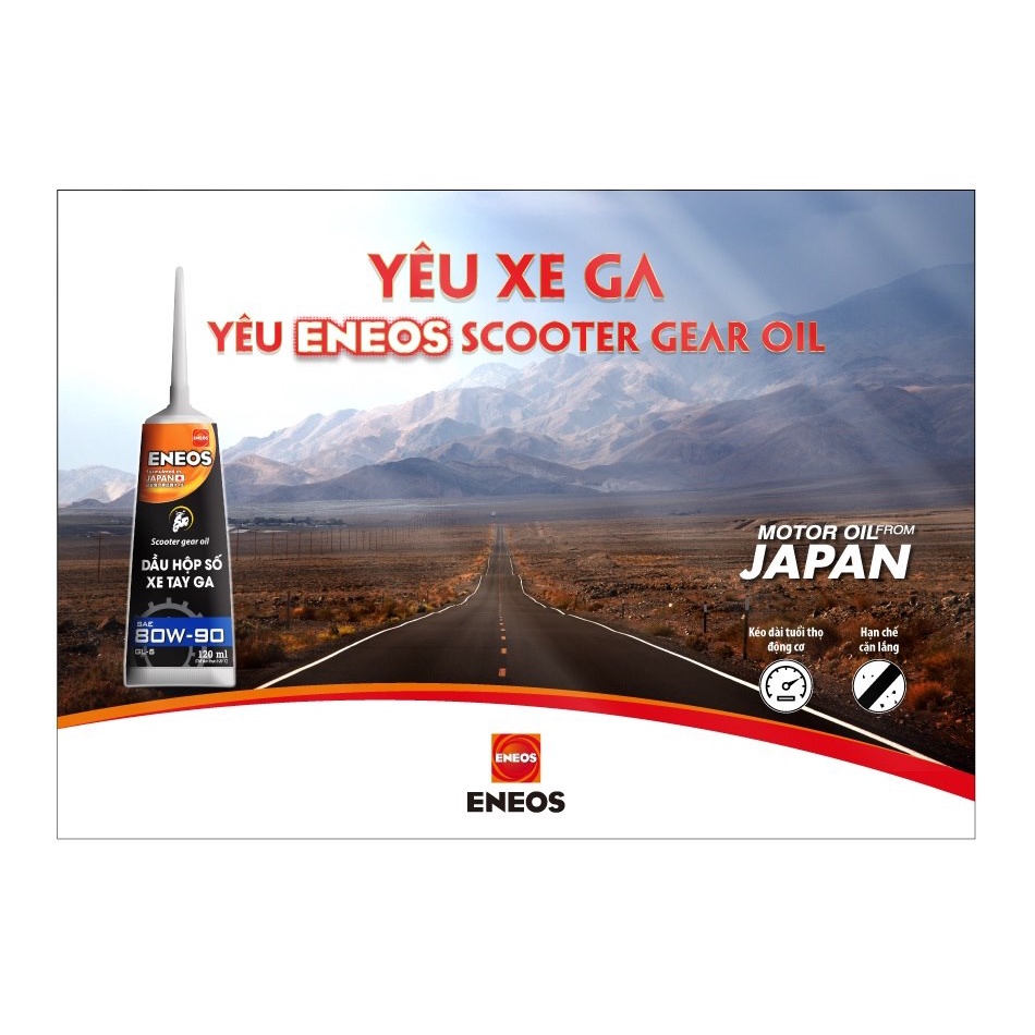 Dầu láp  xe tay ga ENEOS GL5 80w90