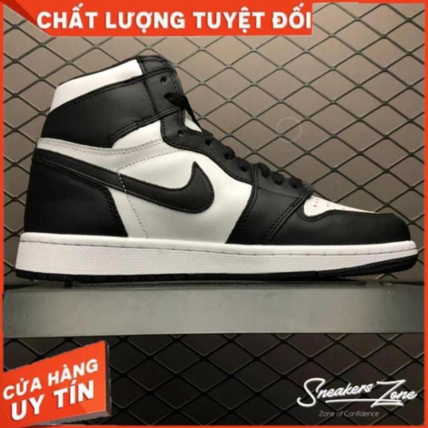 Giầy Jordan 1 đen trắng cao cổ chất đẹp fullbox  | BigBuy360 - bigbuy360.vn