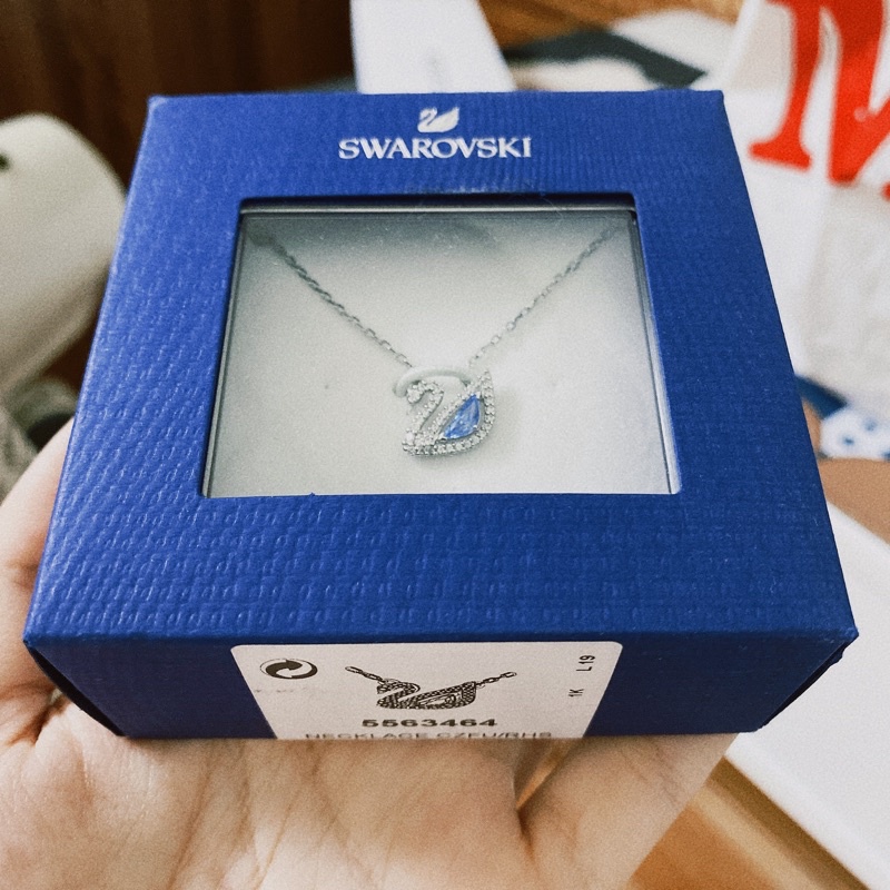 Dây chuyền thiên nga swarovski
