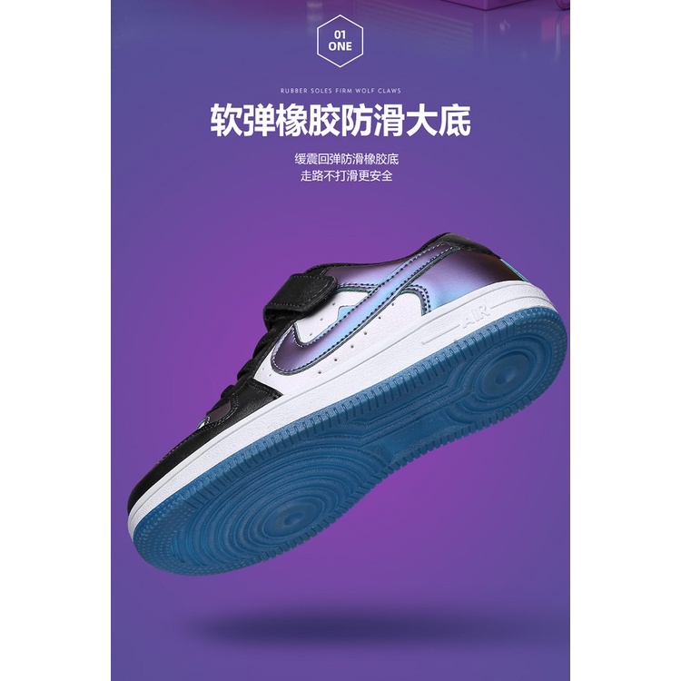 Giày Thể Thao Khóa Dán Thời Trang Xuân Thu Cho Bé Gái