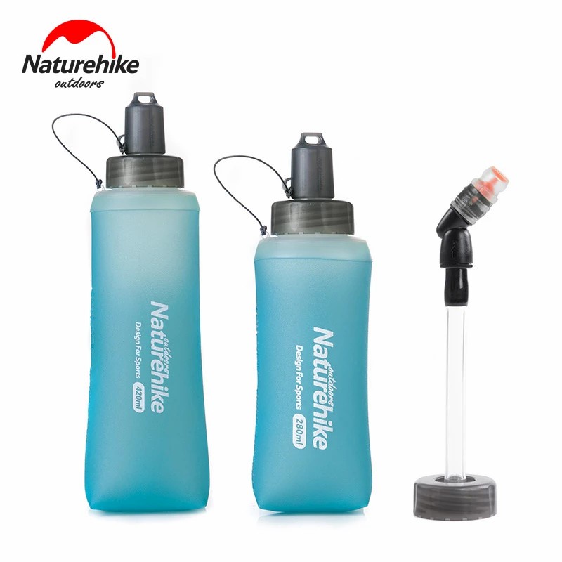 BÌNH NƯỚC MỀM THỂ THAO XẾP GỌN KHÁNG KHUẨN NATUREHIKE NH17S028-B 280ML | 420ML