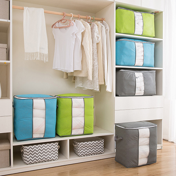 Túi Đựng Quần Áo Khóa Kéo Tiện Lợi 49x44 X 30cm