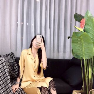 Đồ bộ piyama satin lụa