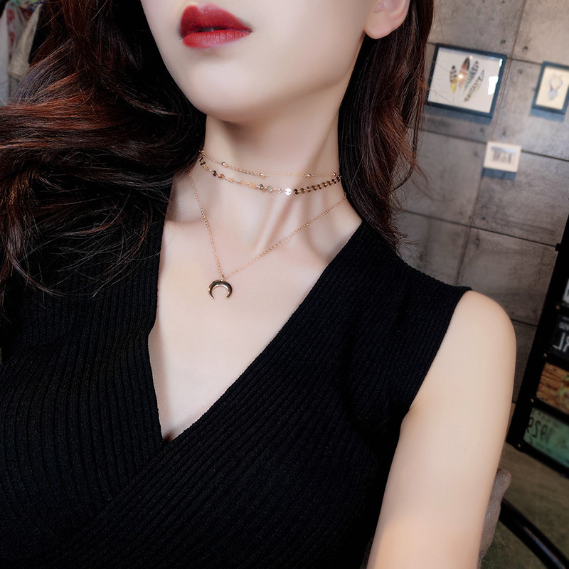 Set 3 vòng cổ Hợp Kim Nhiều Lớp Thời Trang Dành Cho Nữ