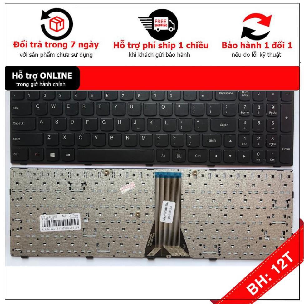 [BH12TH] Bàn phím Laptop Lenovo IdeaPad G50-70 Z50-70 Z51-70 Z70-80 HÀNG MỚI-BẢO HÀNH 12 THÁNG TOÀN QUỐC