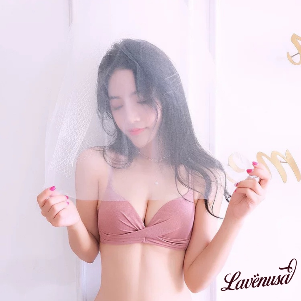 Áo lót nữ đúc su mềm mại nâng ngực không gọng quyễn rũ gợi cảm LAVENUSA AL13