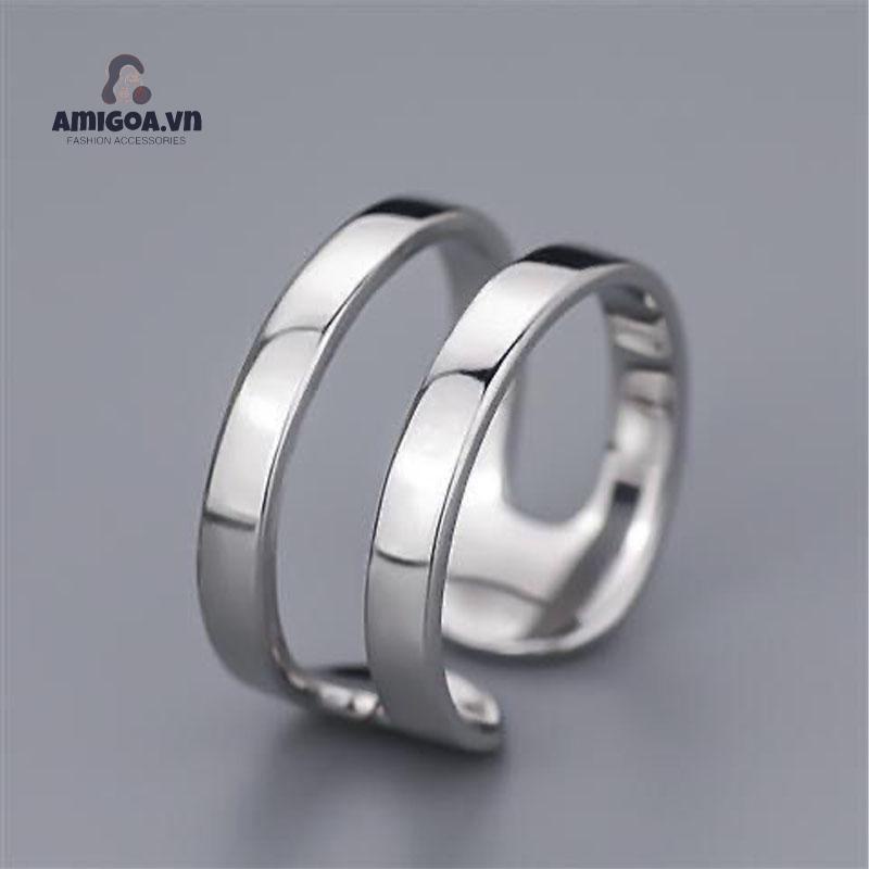 ✨✨Nhẫn Đơn Có Thể Điều Chỉnh Không Phai Màu Dành Cho Nam Nữ