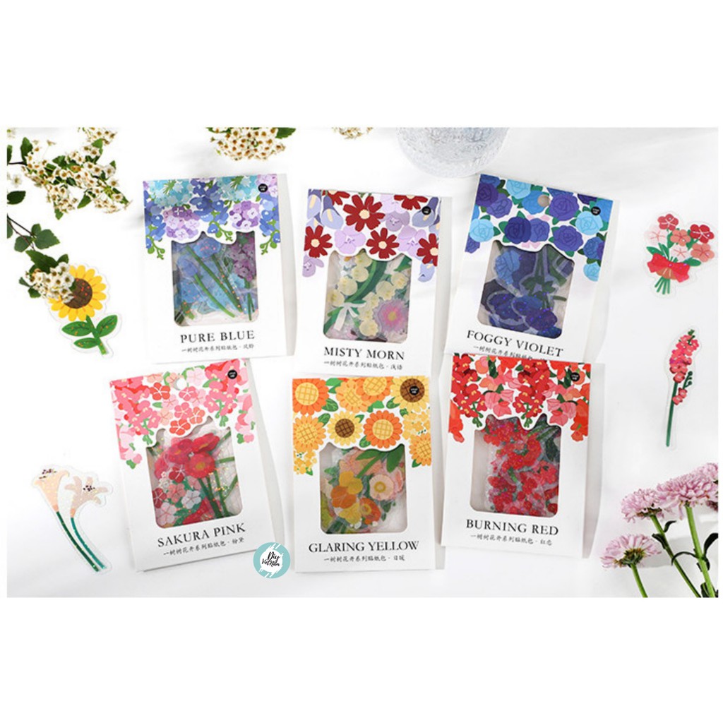 GÓI STICKER FULL BLOSSOM LẤP LÁNH