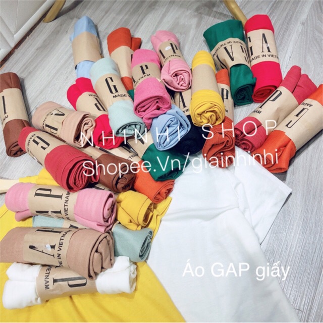 Áo phông áo thun giấy cổ tim nhiều màu chất giấy mịn mát mã AG01
