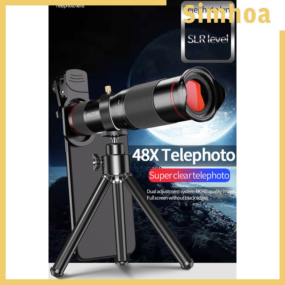 ZOOM Ống Kính Simhoa Zoom 48x Cho Điện Thoại