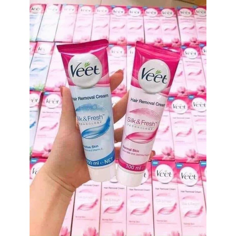 Kem Tẩy Lông Veet 100ml Giúp Tẩy Lông Hiệu Quả Và An Toàn Cho Da