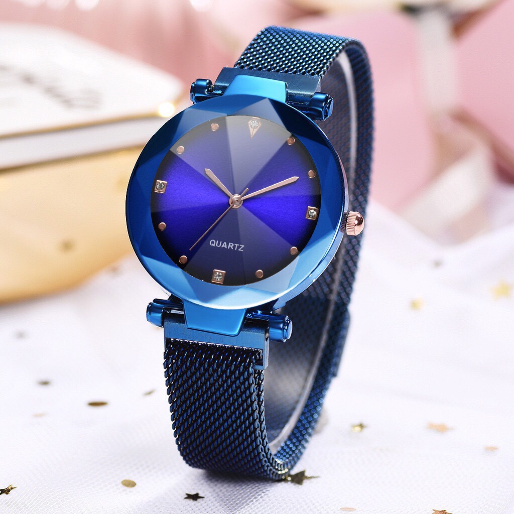 Đồng hồ dây lưới nam châm thời trang nữ Ulzzang L31 | BigBuy360 - bigbuy360.vn