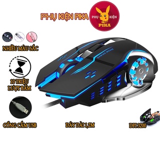 [Có video] Chuột chơi game có dây có led Divipard G502 Q5