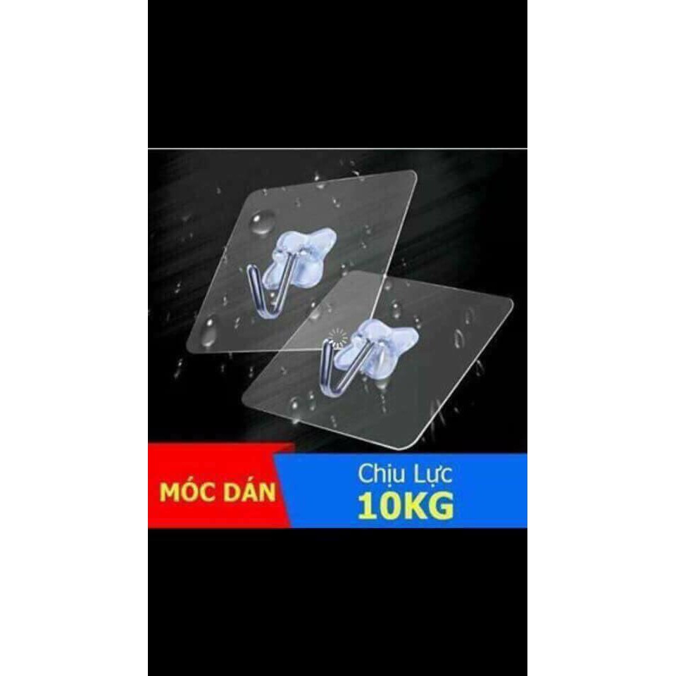 Combo 10 móc dán tường chịu lực (móc dán trong)