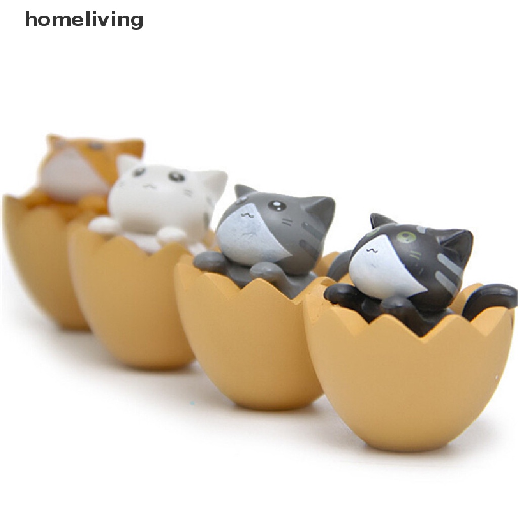 1 Mô Hình Mèo Bằng Nhựa Resin Dễ Thương Trang Trí Tiểu Cảnh