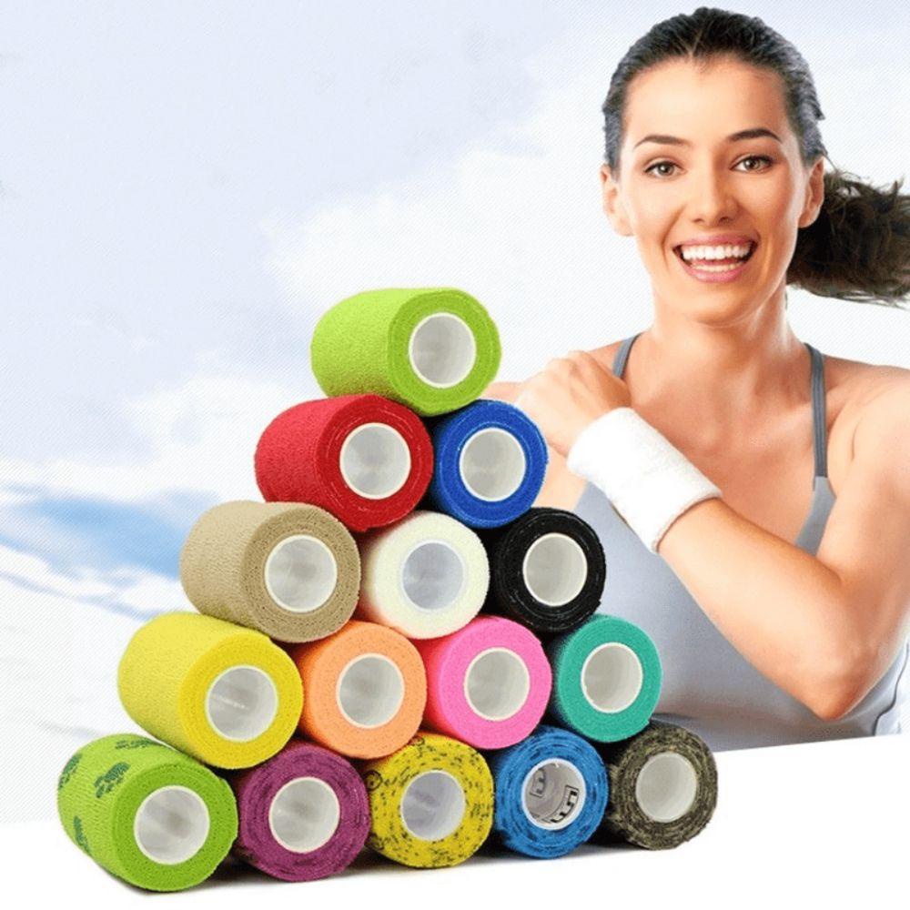 Băng Quấn Bảo Vệ Đầu Gối / Khuỷu Tay Bằng Vải Không Dệt Co Giãn Khi Chơi Thể Thao