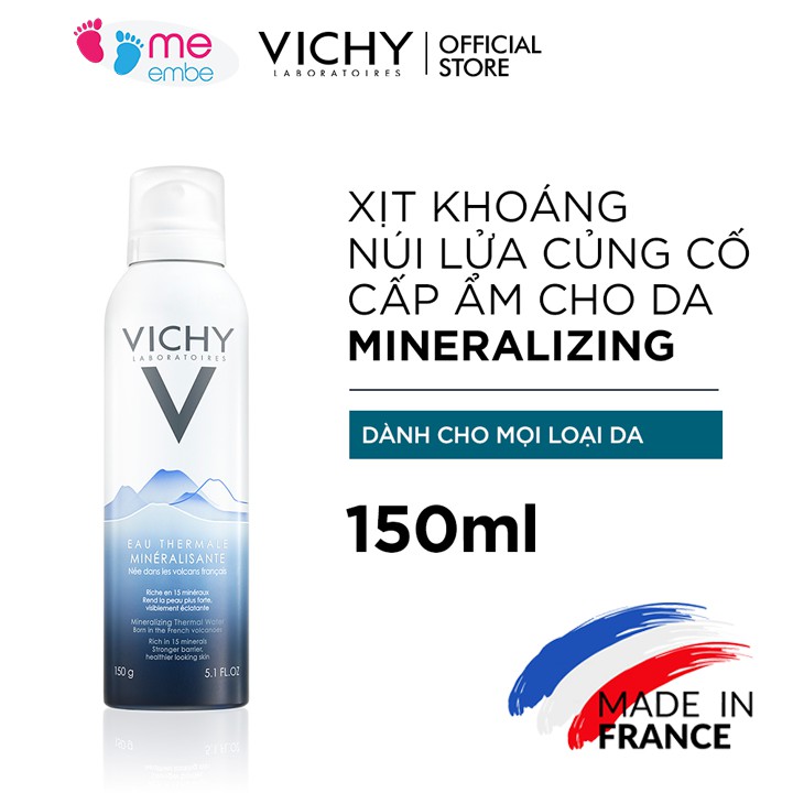 NƯỚC KHOÁNG DƯỠNG DA EAU THERMALE MINERALIZING THERMAL WATER VICHY  [NHẬP KHẨU 100% CHÍNH HÃNG]