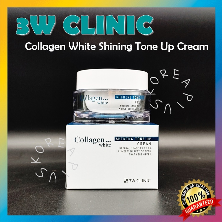 Kem dưỡng trắng da 3W CLINIC chiết xuất collagen 50ml