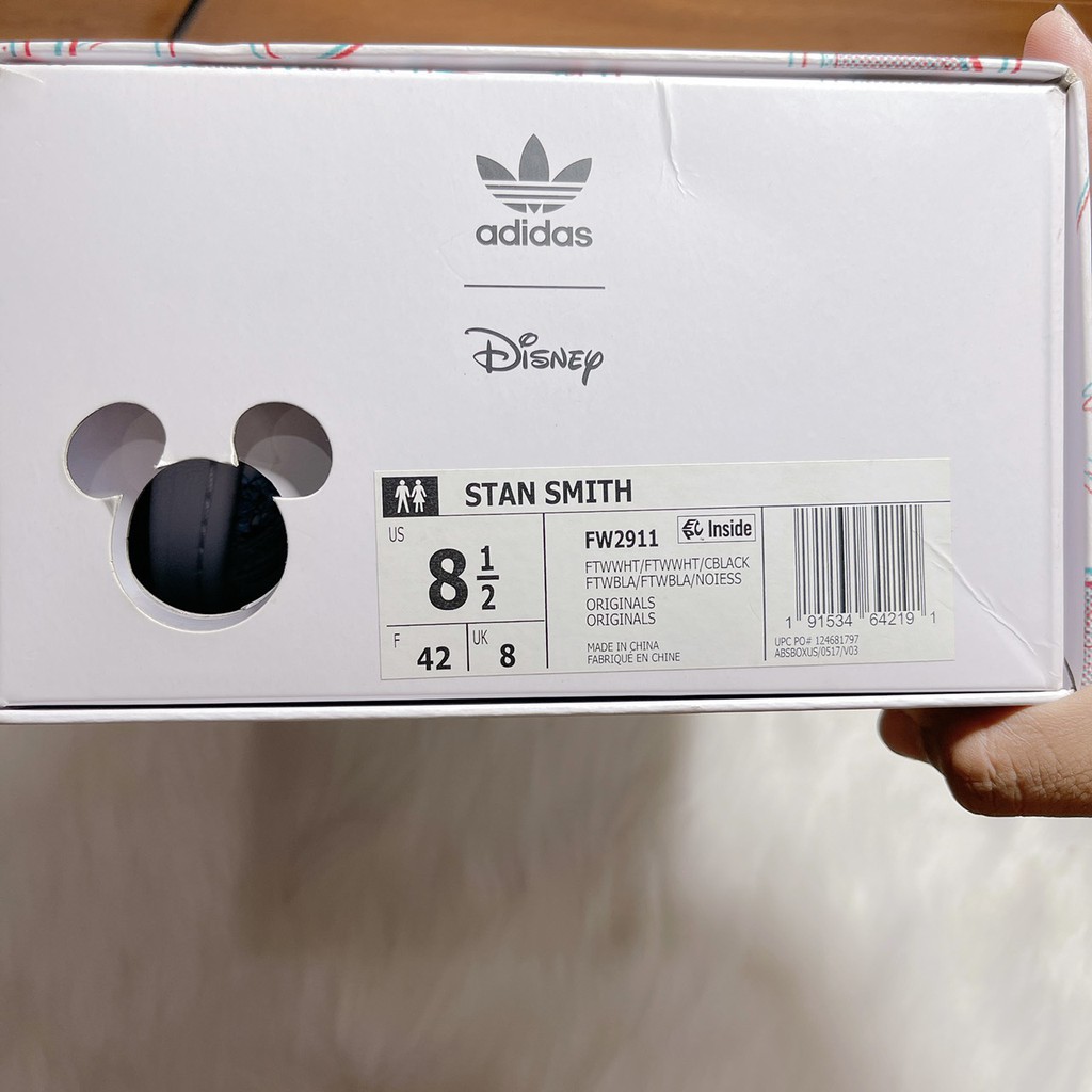 Giày Adidas Stan Smith Mickey Mouse 3D - Hàng chính hãng, săn sale USA - FW2911