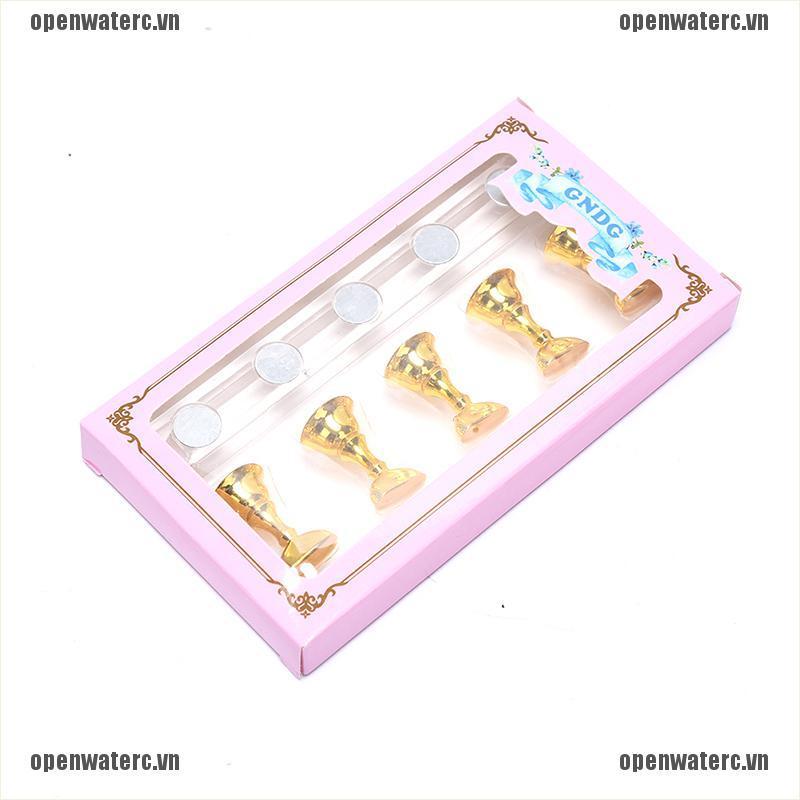1 Bộ Giá Đỡ Trưng Bày Móng Tay Bằng Acrylic Pha Lê