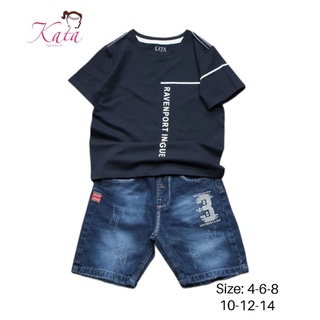 Sét bộ jean bé trai của kata cao cấp