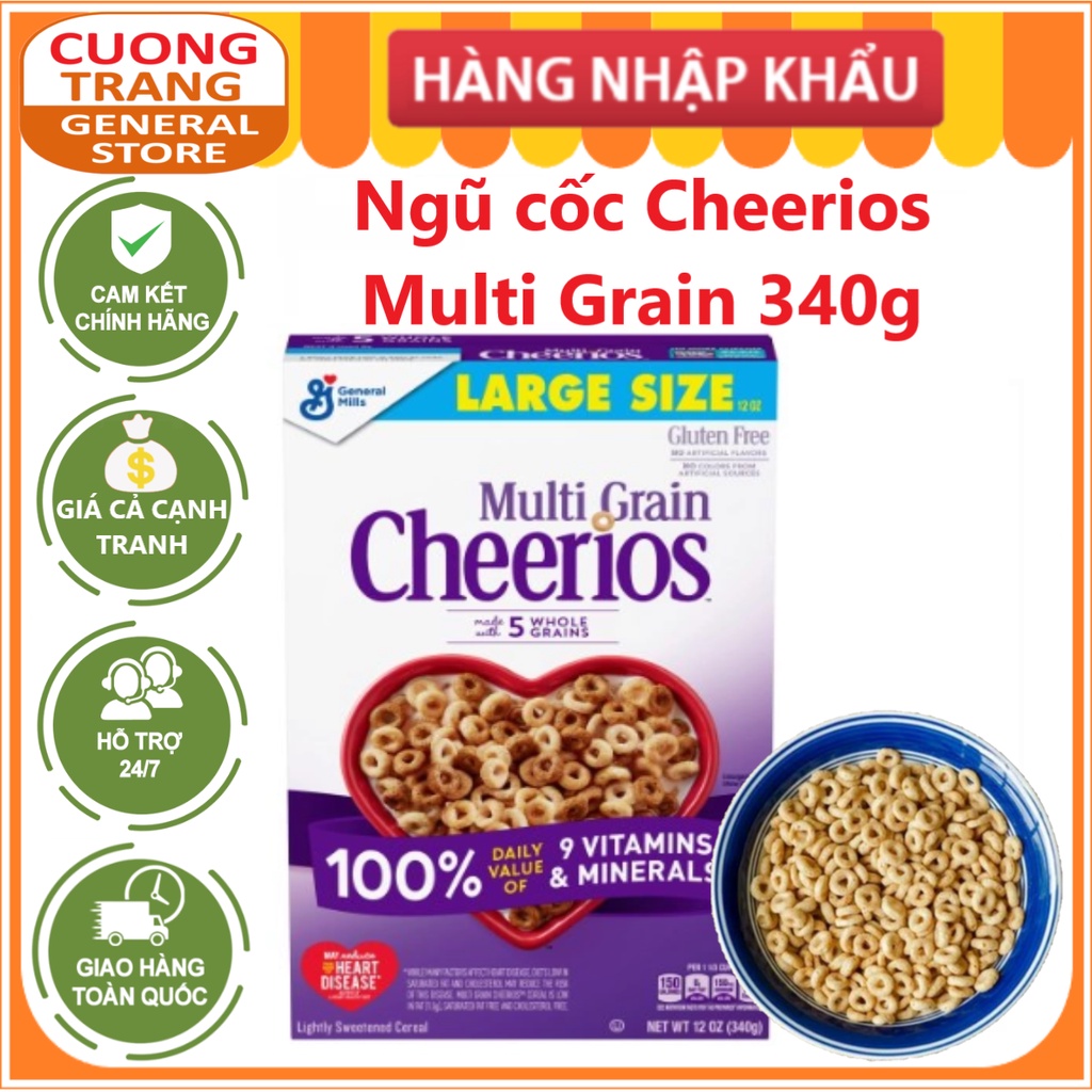 Ngũ cốc Cheerios Multi Grain 340g