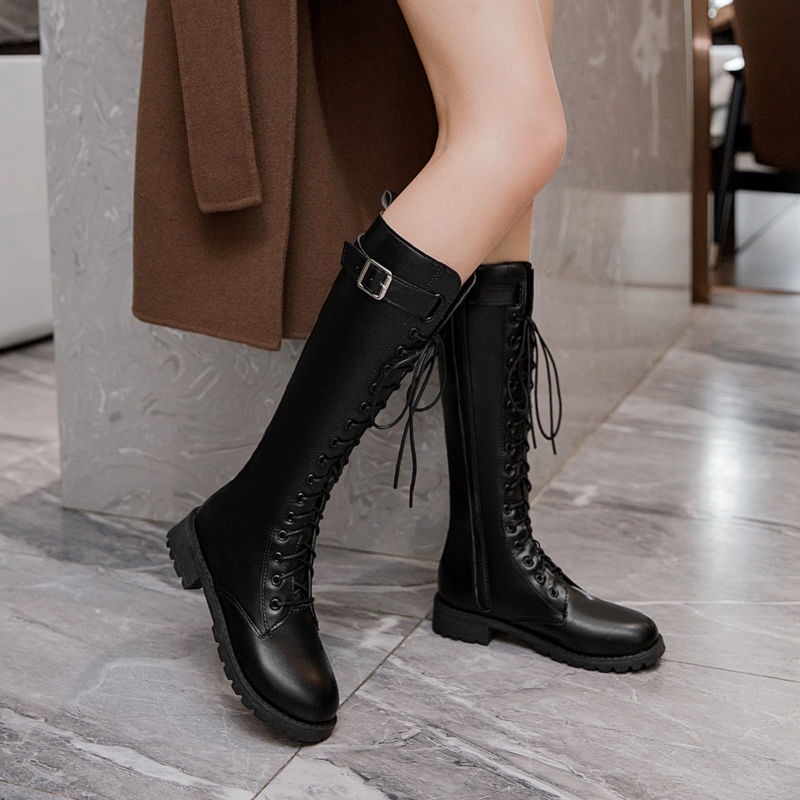 GIÀY BOOT ĐÙI DÂY CÓ KHÓA FULL HỘP
