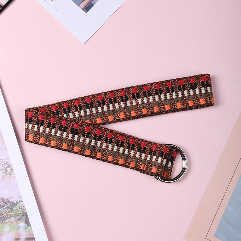 Thắt Lưng Vải Bố Thiết Kế Đơn Giản Phong Cách Hàn Quốc