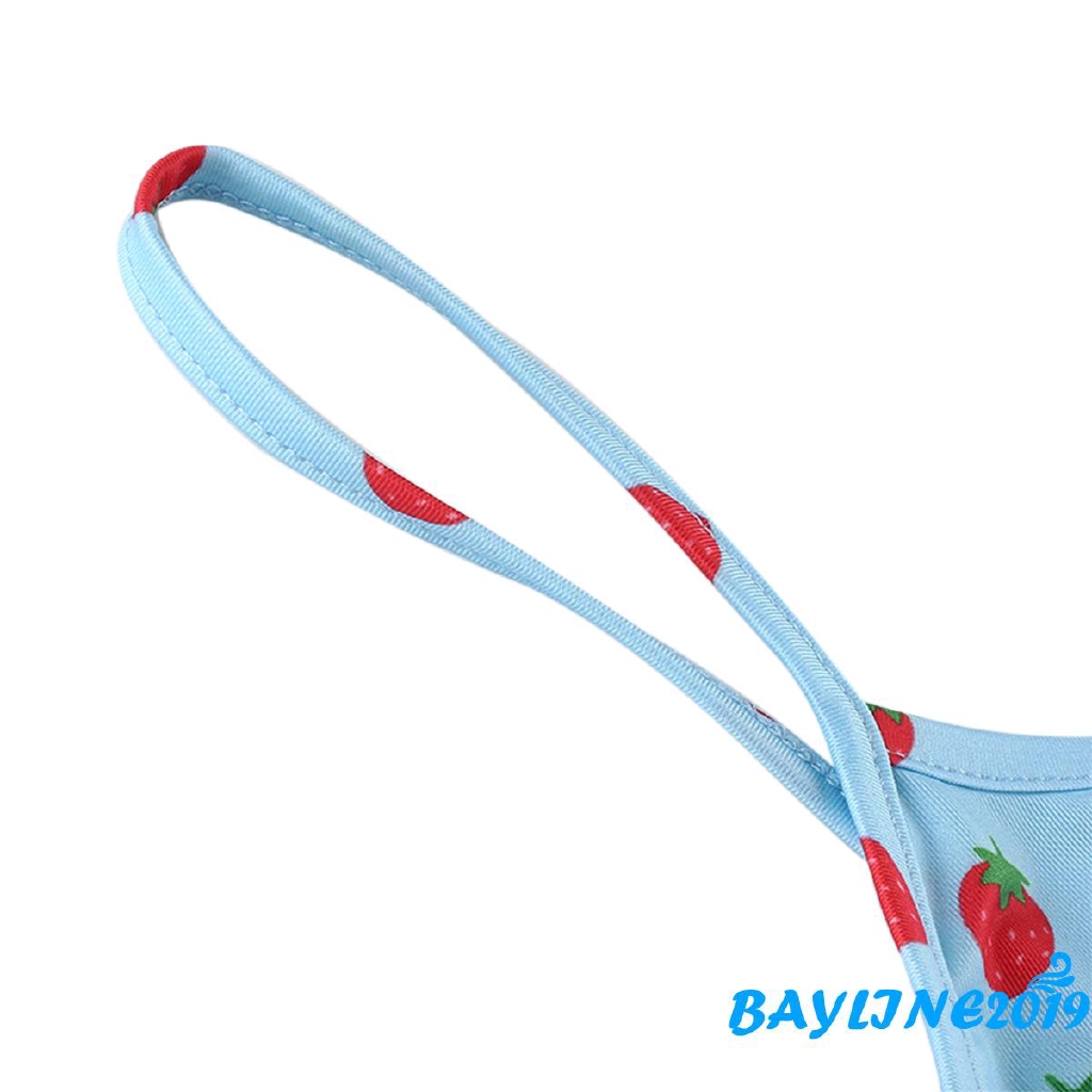 Áo Dây Nữ In Hình Quả Dâu Xinh Xắn