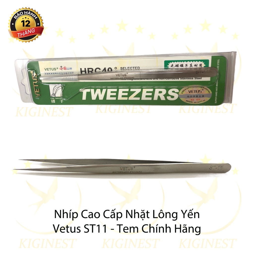 NHÍP VETUS ST-11 IN NỔI CHUYÊN NHẶT LÔNG YẾN, NỐI MI, GẮP LINH KIỆN ĐIỆN TỬ - GIÁ Rẻ Nhất