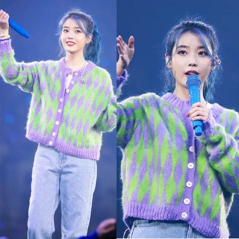ÁO CARDIGAN LÔNG XỐP CHEAP MOMENT VỚI IU