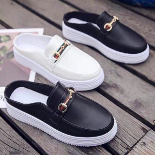 Sục thể thao nữ da mềm đế 5cm size nữ 35-39