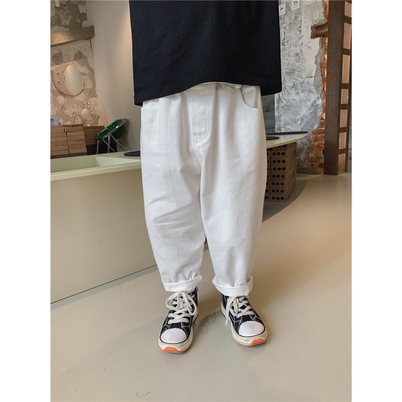 Quần kaki dáng baggy phong cách Hàn Quốc cho bé Q850 [FORM CÓ BỤNG RỘNG 1 SIZE VÀ CHIỀU DÀI NGẮN]