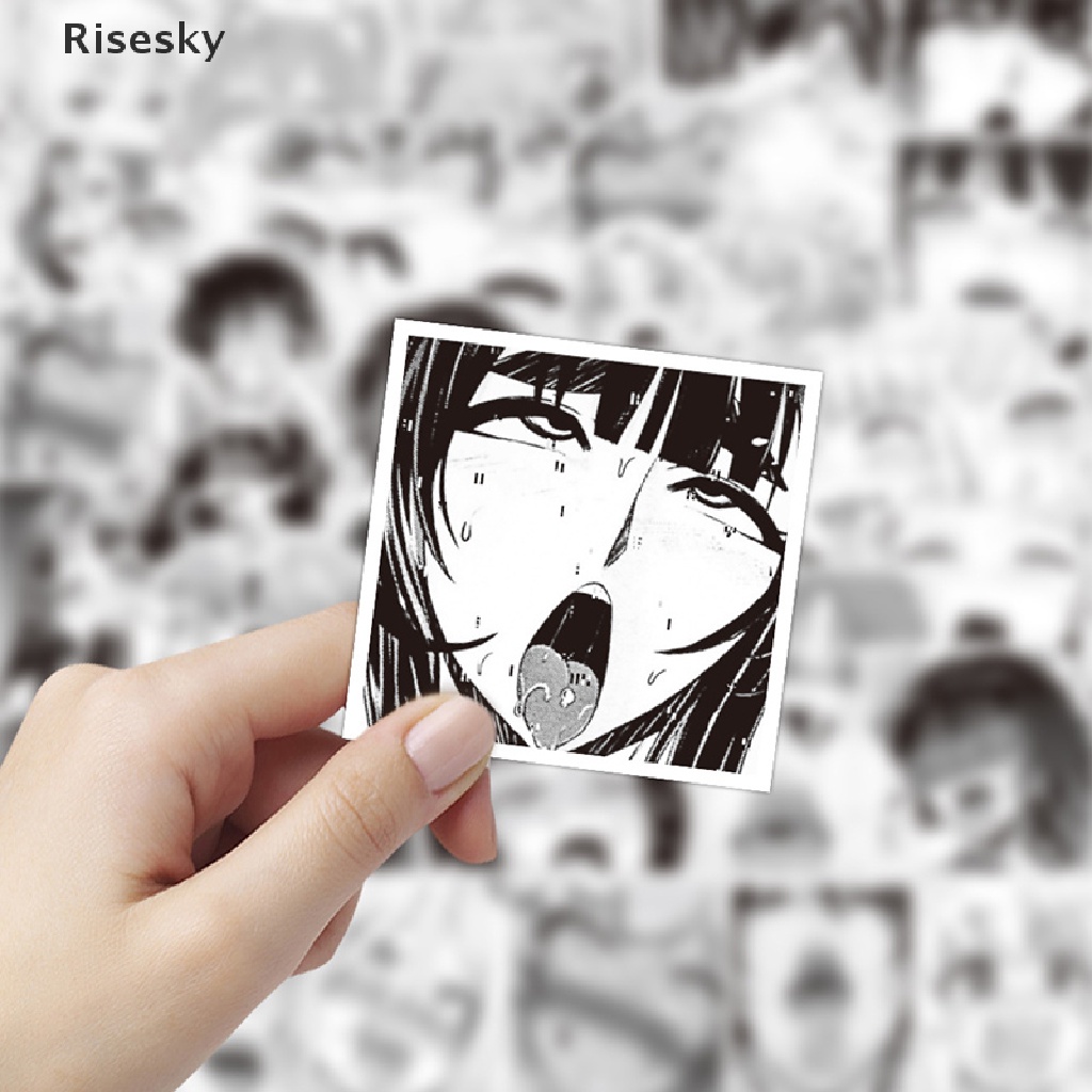 52 miếng dán hình anime quyến rũ làm bằng vinyl cho trang trí máy tính xách tay