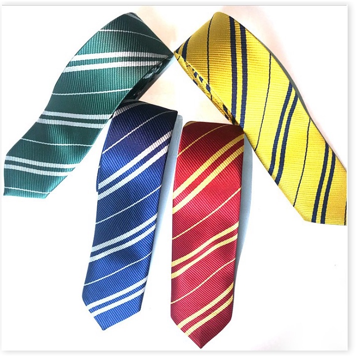 Cà vạt phong cách Harry Potter thời trang Anh sọc polyester nam cà vạt