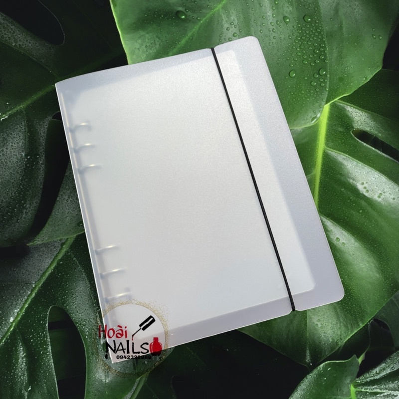 Album trưng bày móng mẫu nhựa cứng 18x23,5cm  - phụ kiện nail