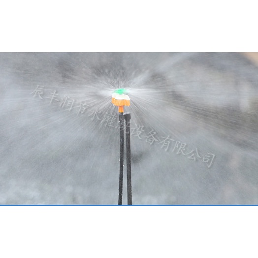 Béc Tưới Cây Phun Mưa 3 Tầng 3 màu phun 360 độ kèm Tê 4/7, Tê 8, T 8/11 9/12 kèm bù áp chống nhỏ giọt