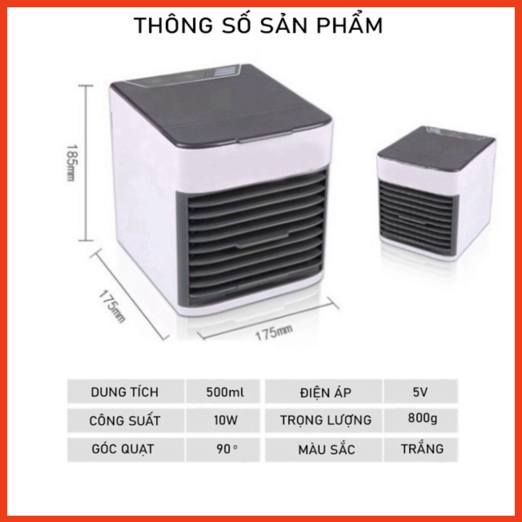 Quạt Điều Hòa Mini , Quạt Mini Hơi Nước Mini Để Bàn - PT