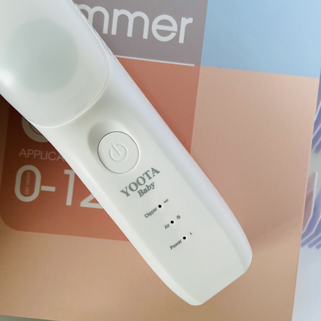 Tông Đơ Cắt Tóc Cao Cấp Kèm Phụ Kiện, Hút Tóc Tự Động Siêu Êm Cho Bé Yoota Baby