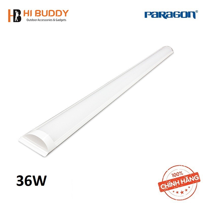 Máng Đèn LED Bán nguyệt Eco Paragon (PCFNN Eco Series) – 18W/ 36W – 6 Tấc/ 1.2M - Ánh Sáng Vàng/ Trung Tính/ Trắng