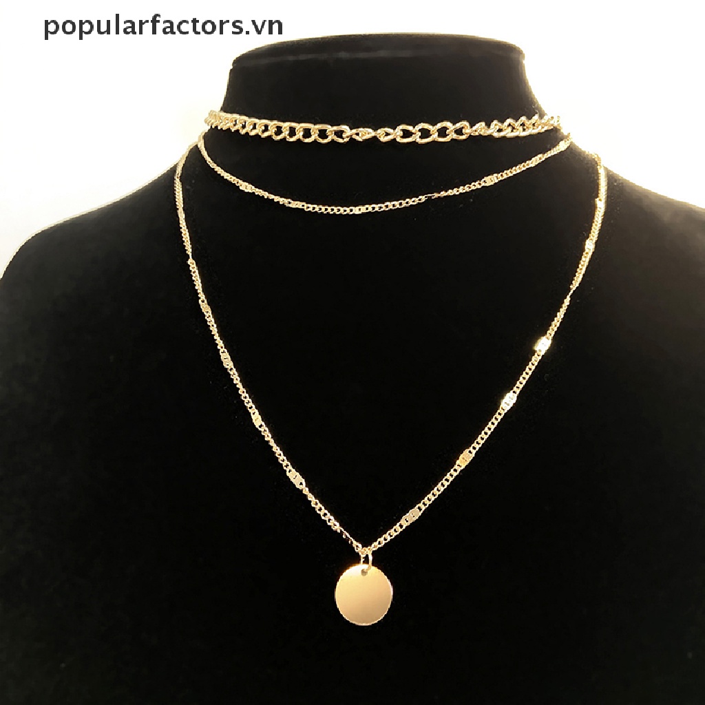 Vòng Cổ Choker Nhiều Lớp Thời Trang Cá Tính Cho Nữ
