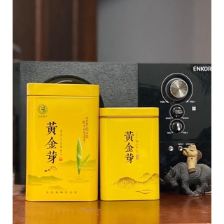 Hộp sắt đựng chè siêu sang đóng lẵng quà tết