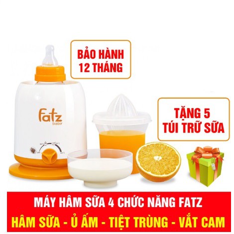 (Bảo hành 12 tháng) Máy hâm sữa 4 chức năng Fatz Baby