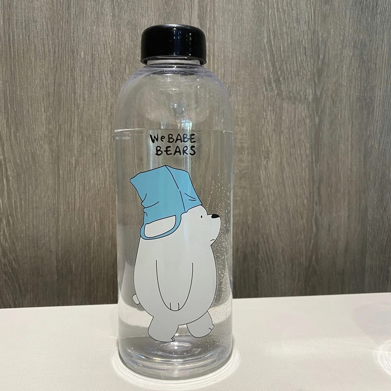 Cốc Bình nước W&G bằng nhựa in hoạt hình với dung tích lớn tuỳ chọn