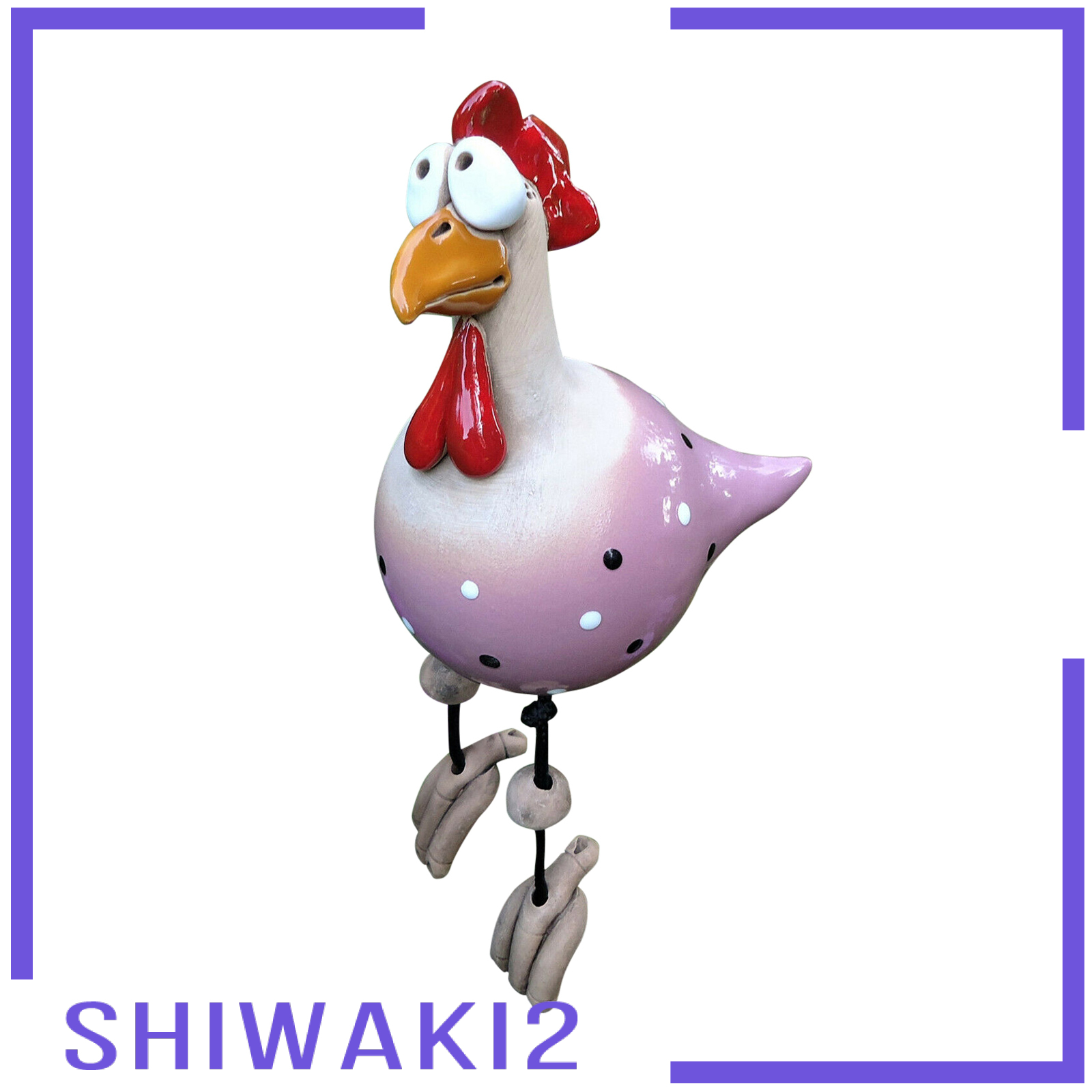 [SHIWAKI2]Chicken Figurine Resin Statue Festival Gifts Patio Yard Art decorate