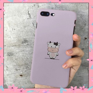Ốp lưng IPHONE dẻo in hình Chú bò sữa dễ thương