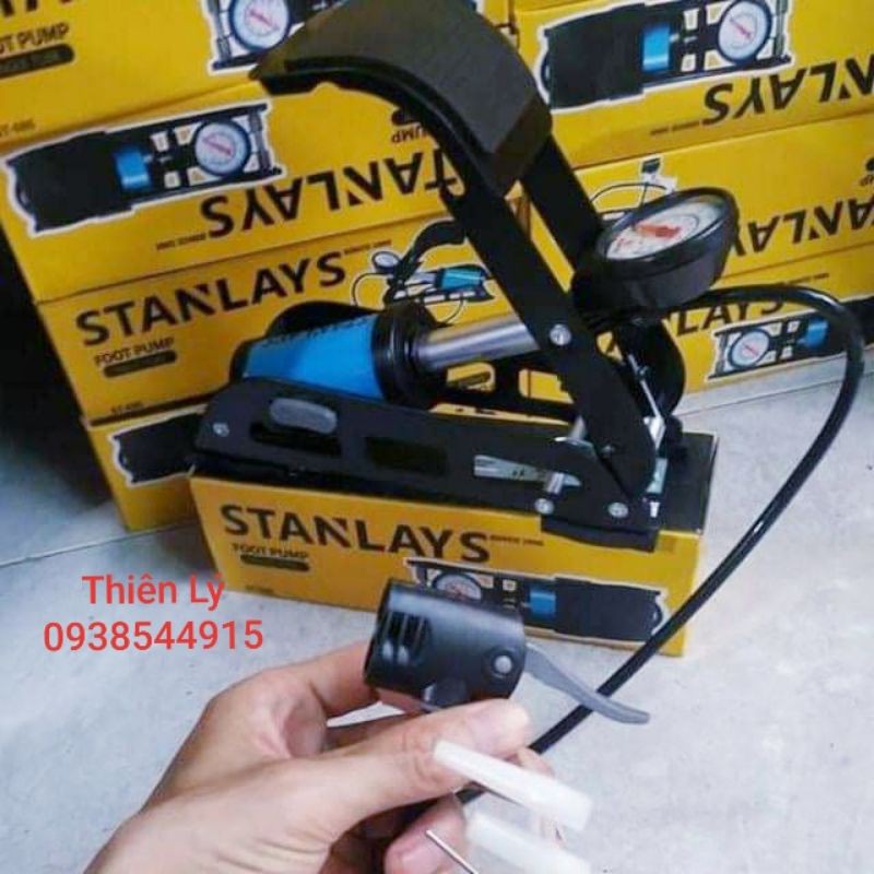 Bơm Đạp Chân Cao Cấp Hiệu KAPUSI Hoặc STANLAYS Và AISAIKI JAPAN 1 Ống Và 2 Ống